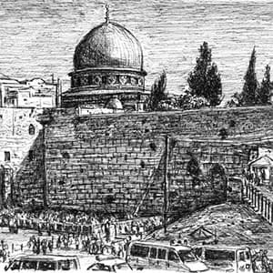 Thieves Steal Jerusalem Panorama