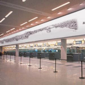 JFK Airport — New York Panorama on Display