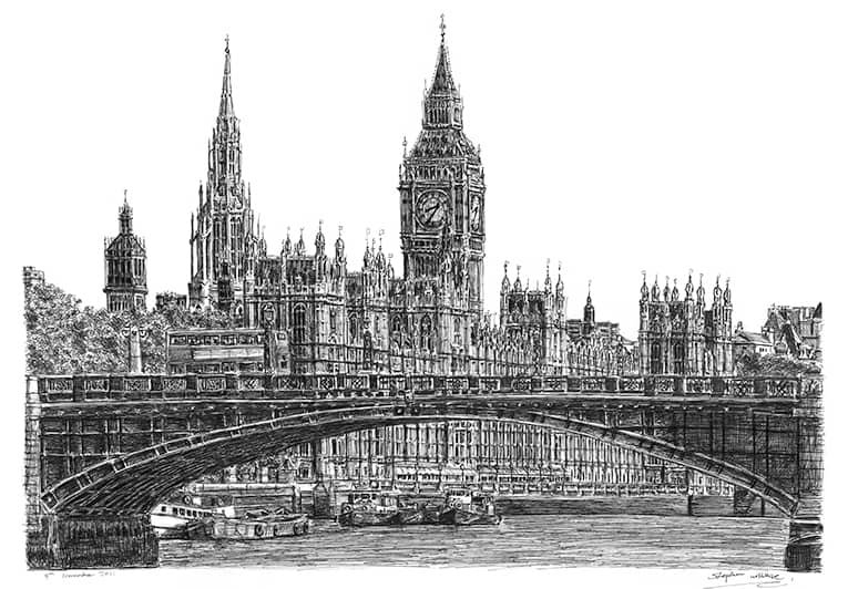 Prints of Houses of Parliament Drawing (ca. Nov 2011)