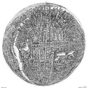 Drawing of Globe of Imagination