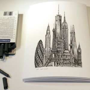 Drawing of 10th Anniversary Special Limited Edition of 50