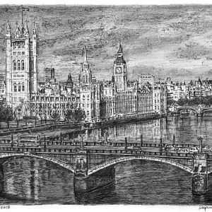 Prints of Houses of Parliament 2015 Drawing