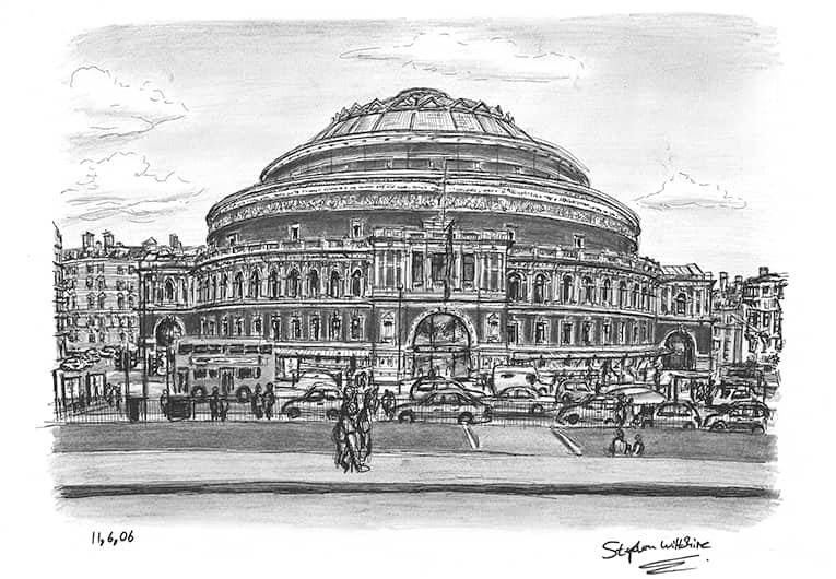Prints of Royal Albert Hall 2006 Drawing