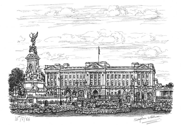 Prints of Buckingham Palace Drawing