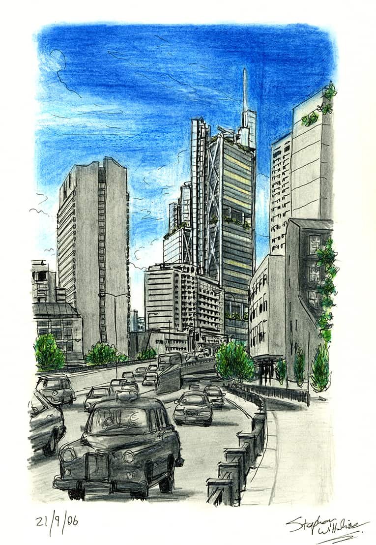 Prints of Grand Union Tower London Drawing