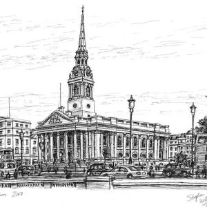Prints of St Martin in the fields Drawing