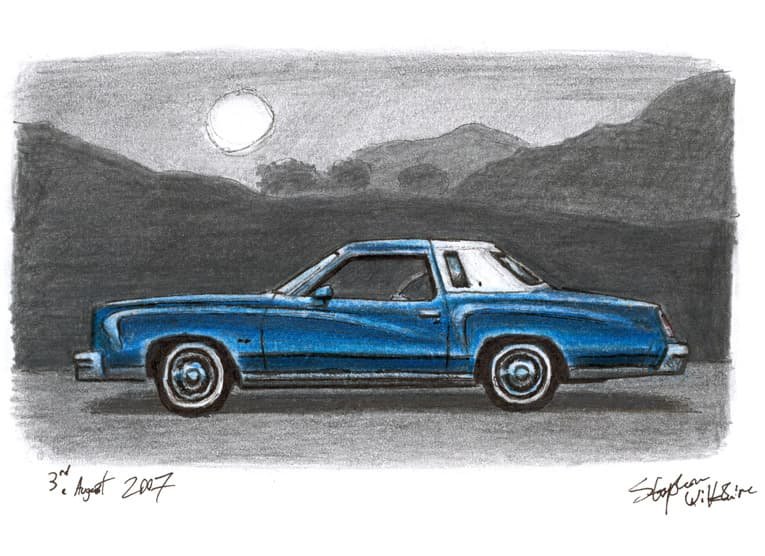 Drawing of 1977 Chevrolet Monte Carlo