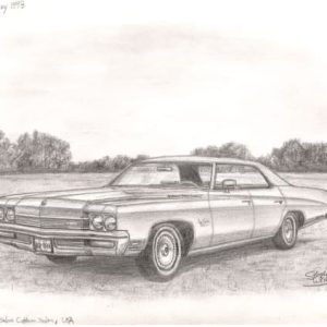 Drawing of 1972 Buick Le Sobre