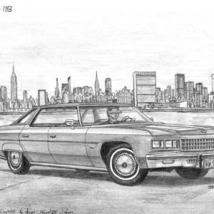 Prints of 1976 Chevrolet Caprice 4 door Hard Top Sedan