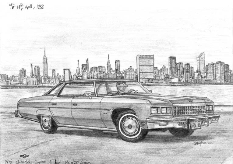 Prints of 1976 Chevrolet Caprice 4 door Hard Top Sedan
