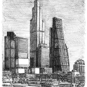 Prints of 22 Bishopsgate Drawing - Contemporary Art