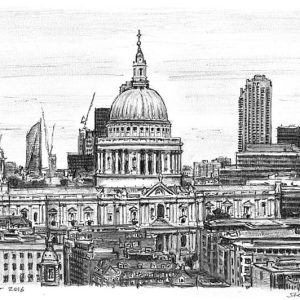 Limited Edition prints of St Pauls Cathedral
