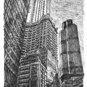 Prints of 22 Bishopsgate, City of London Drawing