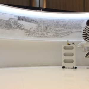 Prints of Singapore Panorama Drawing