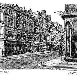 Prints of Old Bond Street, London Drawing