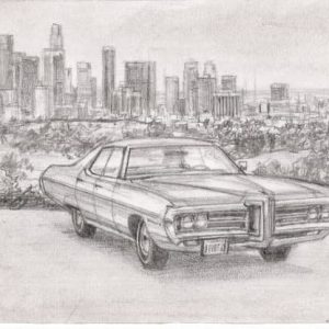 Drawing of 1969 Pontiac Boneville