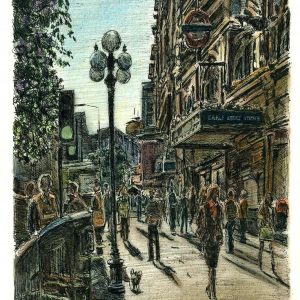 Prints of Earls Court, London Drawing