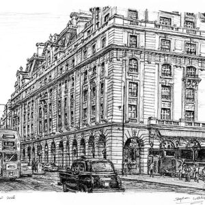Prints of The Ritz Hotel, Piccadilly, London Drawing