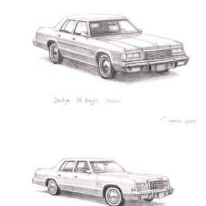 Drawing of Dodge St Regis Sedan