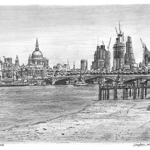 St Pauls Cathedral and the City of London skyline