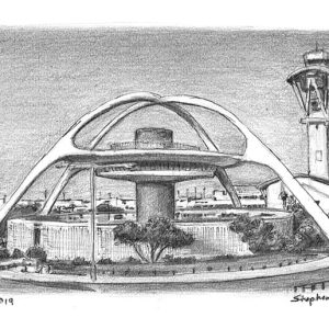 Prints of Los Angeles International Airport Drawing