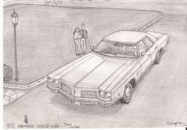 of 1972 Oldsmobile Delta 88 Royale Town Sedan