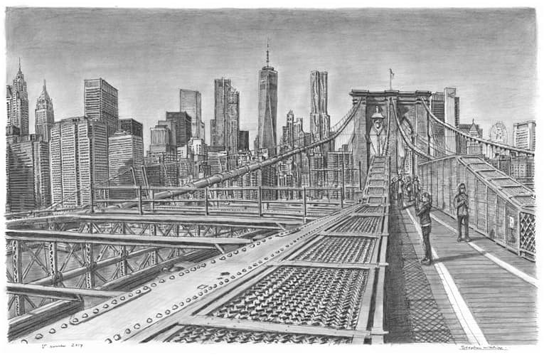 Limited Edition prints of Brooklyn Bridge New York City