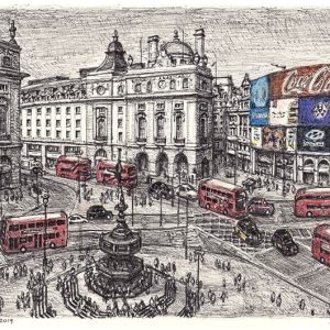 Prints of Piccadilly Circus, London