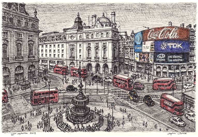 Prints of Piccadilly Circus, London