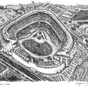 Drawing of Yankee Stadium - Drawings for Sale