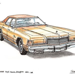 Prints of 1975-77 Dodge Royal Monaco Brougham Sedan
