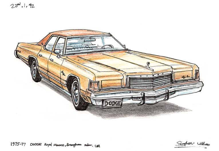 Prints of 1975-77 Dodge Royal Monaco Brougham Sedan