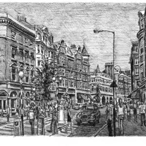 Prints of Marylebone High Street Drawing
