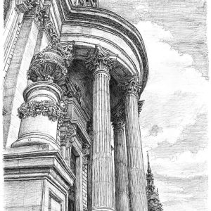 Frame the Original St Pauls forever Drawing by Stephen Wiltshire