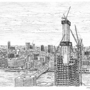 Drawing of Shard - Architectural Art