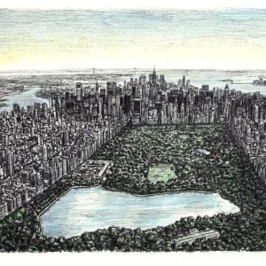 Prints of Central Park, New York Drawing