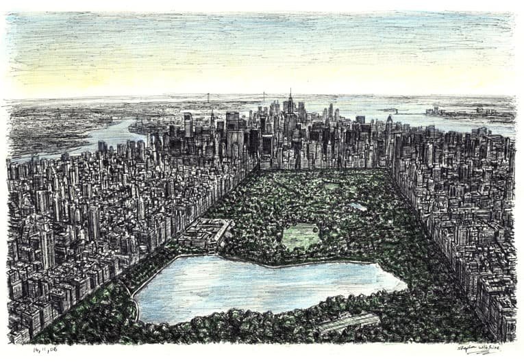 Prints of Central Park, New York Drawing