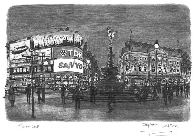Prints of Piccadilly Circus, London