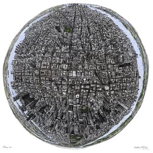 Prints of The Globe of New York Drawing