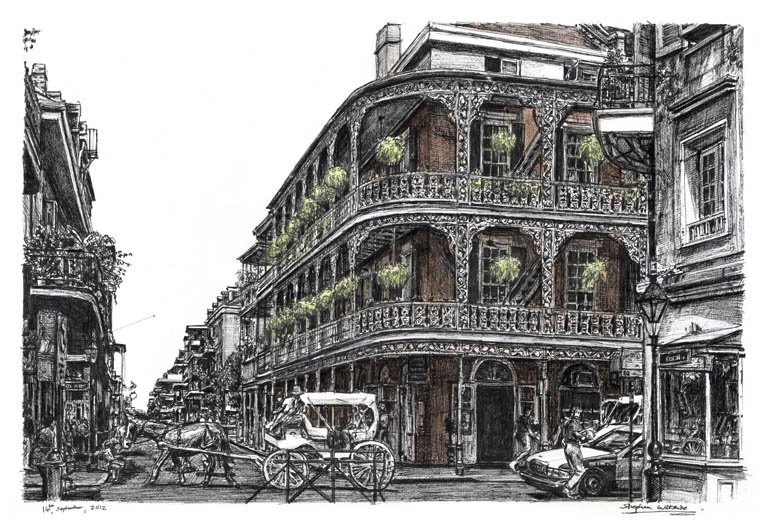Prints of New Orleans USA Drawing - Sketches for Sale