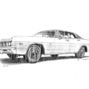 Prints of 1969 Dodge Polara 4 door Hard Top Sedan