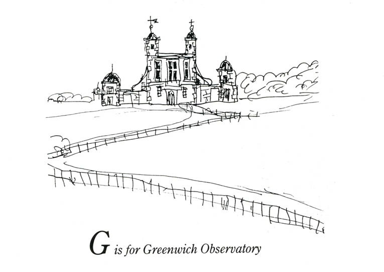 of London Alphabet - G for Greenwich Observatory