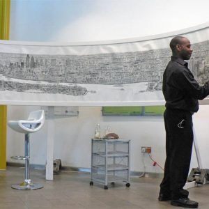 Prints of London Panorama Drawing - Sketches of London