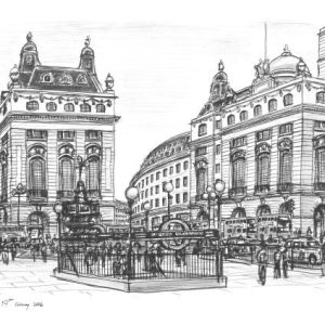 Limited Edition prints of Piccadilly Circus, London 2006
