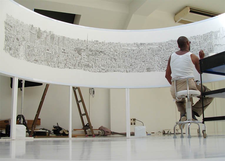 Prints of Tokyo Panorama print Drawing