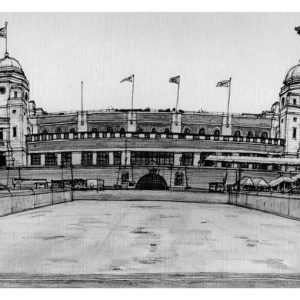 the Original Drawing of Wembley Stadium