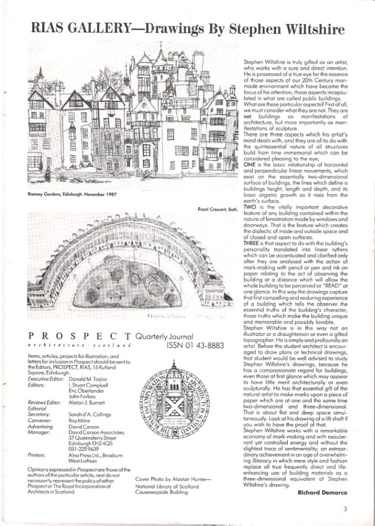 Rias Gallery Drawings By Stephen Wiltshire