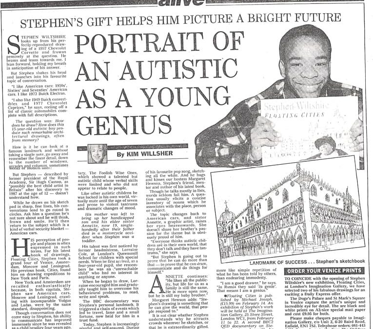 Portrait An Autistic As Young Genius