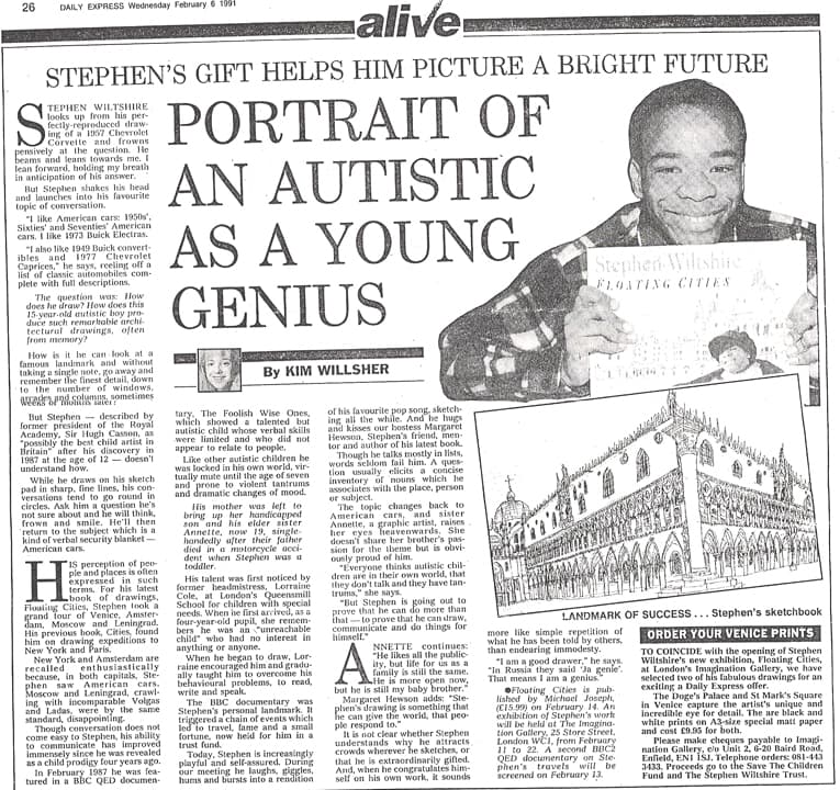 Portrait An Autistic As Young Genius
