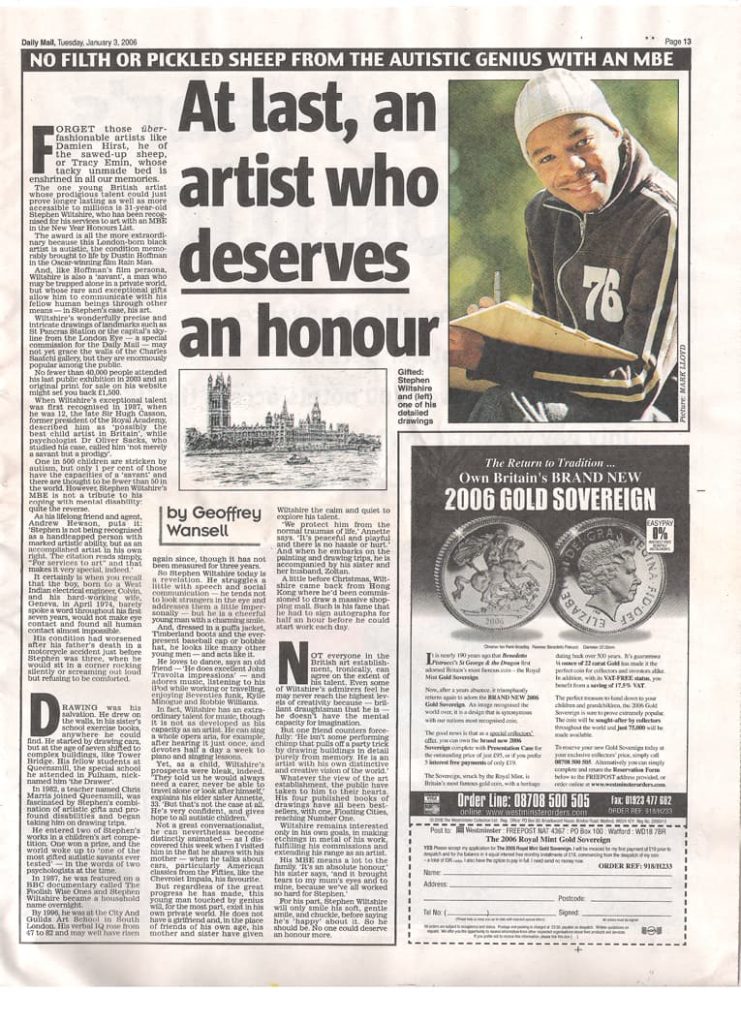 At Last An Artist Who Deserves An Honour